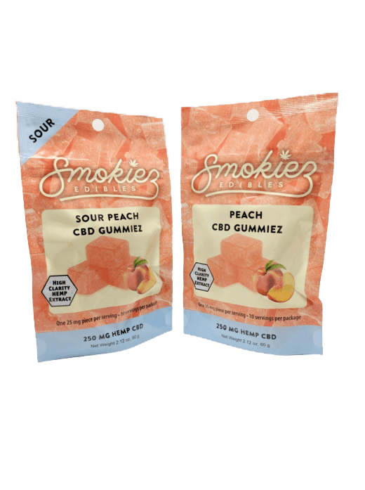Smokiez Edibles CBD Gummiez - Peach (250mg) 