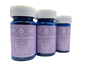 Pure Scientifics - CBD Capsules (250mg-1,000mg) 