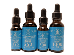 Pure Scientifics - CBD Isolate Tincture - Mint 