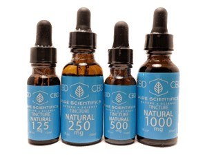 Pure Scientifics - CBD Isolate Tincture - Natural 