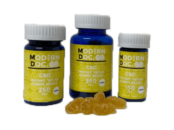 Vegan CBD Gummy Bears - Lemon 
